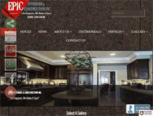 Tablet Screenshot of epicinteriors.com